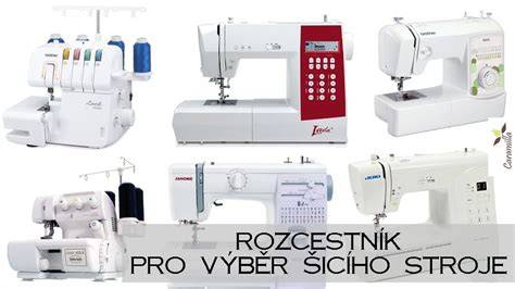 Infografika: Hlavní parametry pro výběr šicího stroje