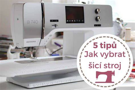 Schéma: Jak vybrat šicí stroj podle uživatelských potřeb