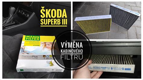 Ilustrace principu funkce kabinového filtru v automobilu