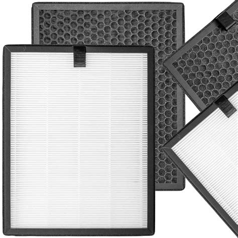 Detailní pohled na strukturu různých typů kabinových filtrů (papírový, uhlíkový, antibakteriální)