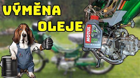 Výměna oleje motor Jawa 650 - vizualizace procesu