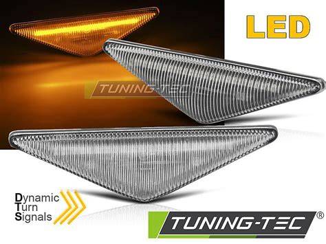 LED dynamické boční blinkry Ford Focus MK1 - čiré provedení