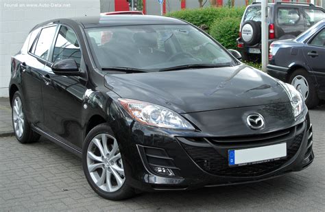 Objem nádrže a technické údaje Mazda 3 3 II Hatchback (BL)