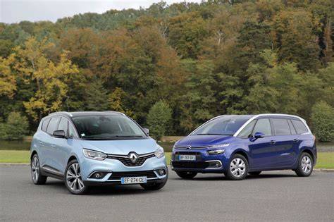 Grafické srovnání rozměrů Renault Scénic vs. Grand Scénic