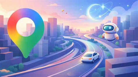 Ilustrace 3D detailů mapy a hlasové navigace