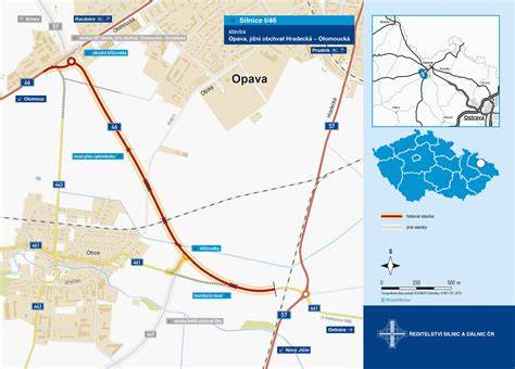 Infografika: Trasa do Opavy a dopravní dostupnost k dealerství Ford Malý Velký