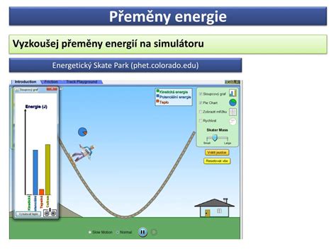 grafické znázornění principu brzdění a přeměny energie