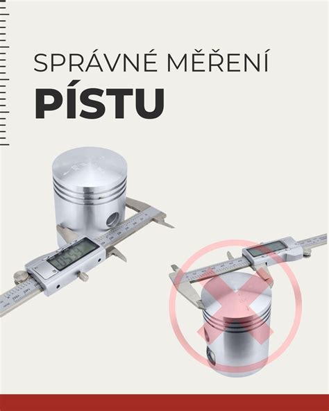 Detailní fotografie pístního kroužku a pístního čepu