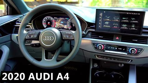 Interiér moderní generace Audi A4 s Virtual Cockpit