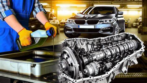 Infografika: Výměna oleje v automatické převodovce BMW X5 - postup a komponenty