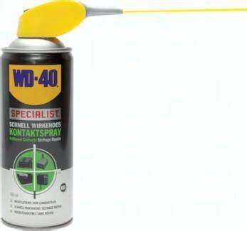Postup čištění zapalování sprejem WD-40