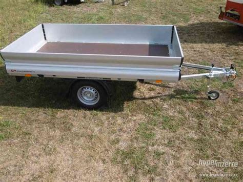 Ilustrační foto přívěsného vozíku s celkovou hmotností 750 kg a zesílenou nápravou