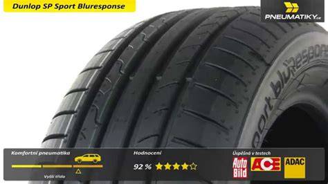 Infografika: Vzhled a odolnost letních pneumatik Dunlop SP Sport Bluresponse