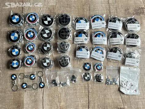 BMW emblémy a loga - různé velikosti (82mm, 74mm, 68mm)