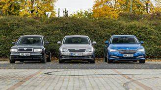 Infografika: Srovnání motorů a verzí Škoda Superb I