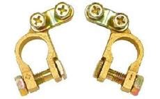 Ilustrace rychloupínací svorky na autobaterii s logem AkkuEnergy