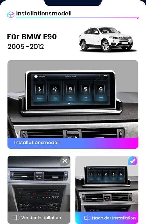 Infografika: Srovnání variant řešení CarPlay/Android Auto pro BMW E90