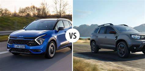 Porovnání interiéru Kia Sportage a Dacia Duster