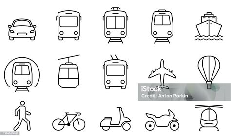 Ilustrace možností dopravy a balení