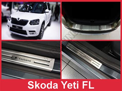 Infografika: Přehled exteriérových doplňků pro Škoda Yeti