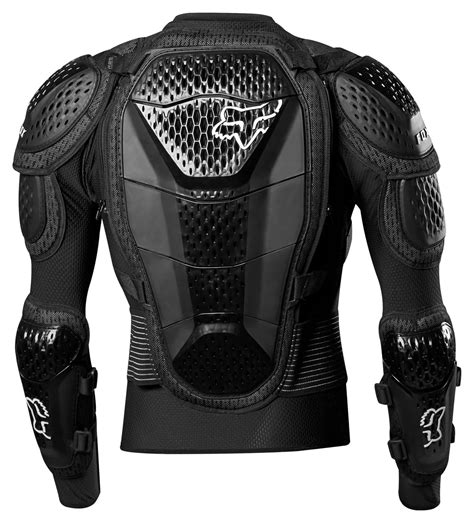 Infografika: Stručný diagram ochranné vesty Fox TITAN SPORT JACKET a klíčových zón