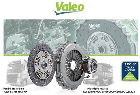 Infografika: Komponenty spojkové sady Valeo a jejich použití v různých modelech Citroën/Peugeot