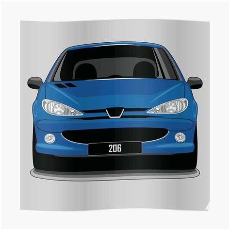 Infografika porovnání verzí Peugeot 206 a jejich klíčových parametrů