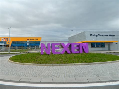 Půdorys výrobní linky a automatizovaného skladu v závodě Nexen Tire u Žatce