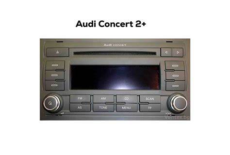 Demontáž jednotky Audi Concert - ilustrační foto