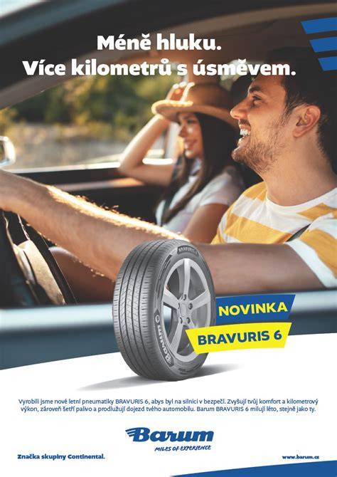 Schéma dezénu pneumatiky Barum Bravuris - bloky a lamely