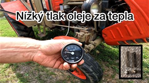 ilustrace zapojení testeru tlaku oleje do motoru