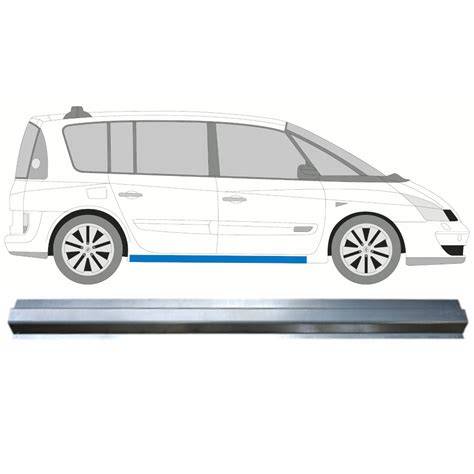 Obrázek krytů prahu pro Renault Espace IV - instalační kroky a vizuální ukázka