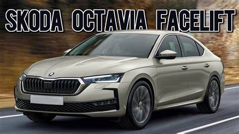 Infografika technických údajů Octavie 3 facelift