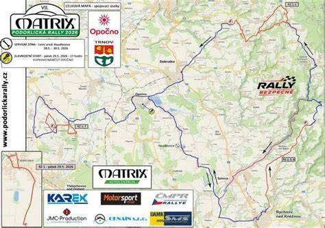 Mapa trati slovinských rally (Ajdovščina a okolí)