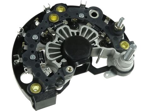 Stavba alternátoru: stator, rotor, diodový můstek a regulátor