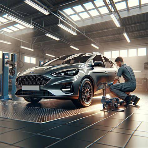 Infografika: Umístění olejové vypouštěcí zátky ve ford Focus