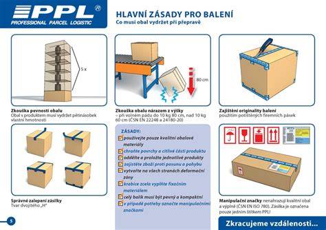 balení a zásilky autodílů