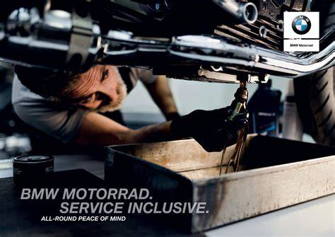 Ikonická zásoba služeb BMW Motorrad Service Inclusive