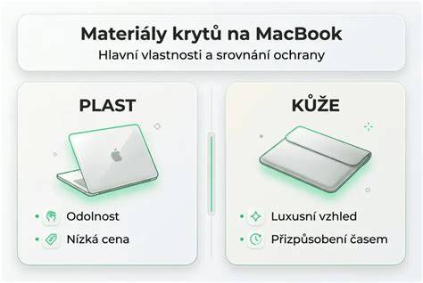 Infografika: porovnání materiálů krytů (plast, PVC, guma)