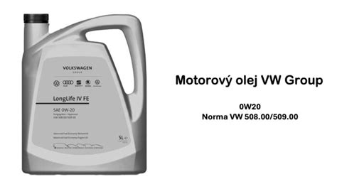 Tabuľka porovnania noriem VW olejov