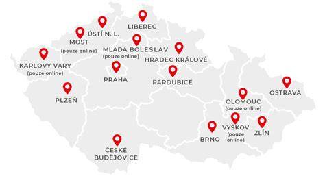 Mapa polských poboček a servisních center MB POWER
