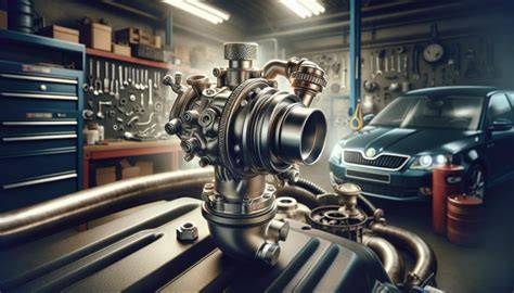 Ilustrace EGR systému a jeho umístění v motoru Fabia