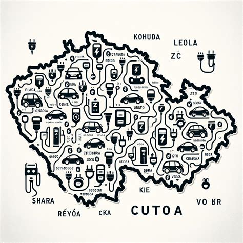 Infrastruktura nabíjecích stanic ŠKODA AUTO - mapa areálů
