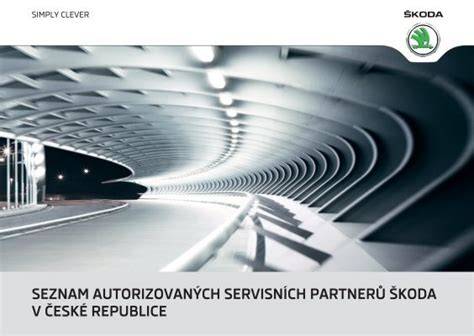 Mapa servisních sítí Škoda v České republice