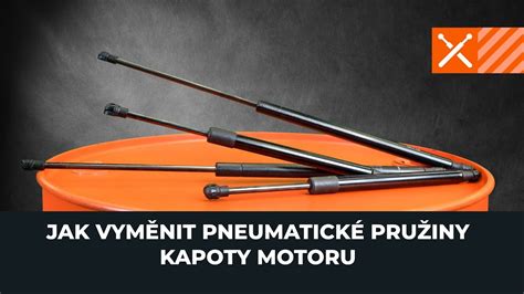 Ilustrační foto pneumatické vzpěry kapoty