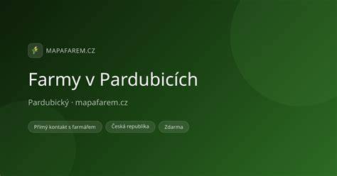 Mapa služeb autopůjčovny v Pardubicích a okolí