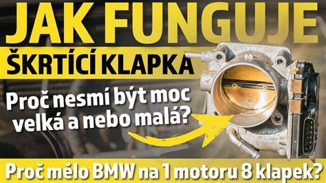 Infografika: Jak funguje škrticí klapka v motoru BMW s turbodmychadlem