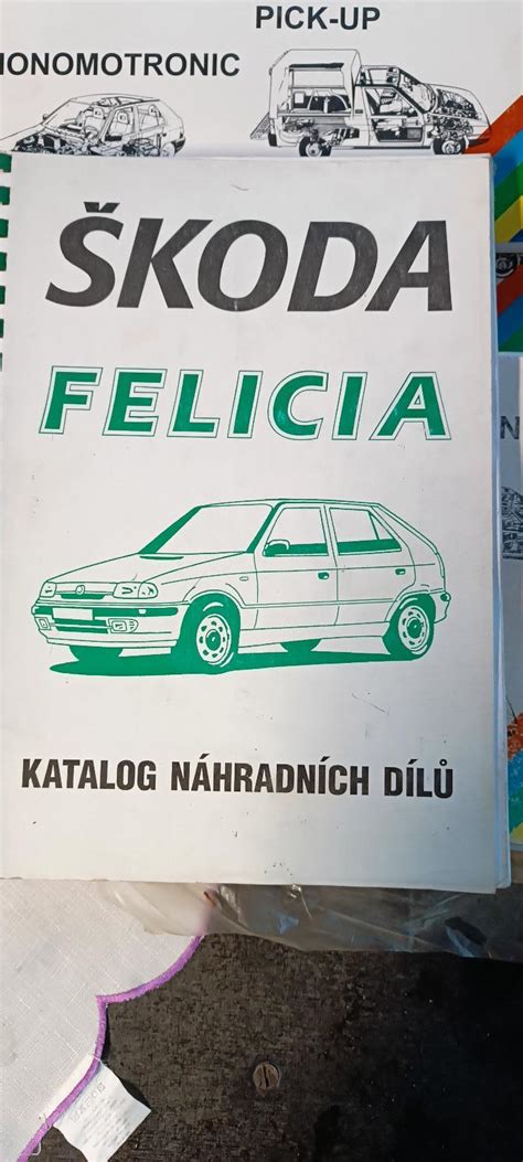 Obrázek: Přehled dílů Felicia - motor, interiér a karoserie