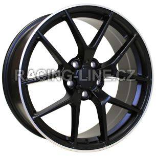 Racing line 18x8 5x112 ET40 - vizuální schéma rozměrů
