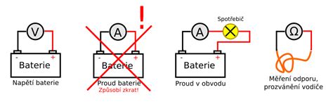 LED indikátory pro měření baterie a alternátoru
